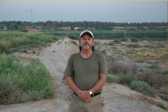 James Joseph Spiri, Sr. age 59, on the banks of the Tigris River in Dholoyia, Salah ad-Din province, Iraq, July 20, 2015