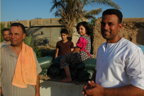 The three brothers I spoke with about the battle at their home against ISIS and two of their children