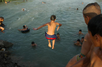 The plunge