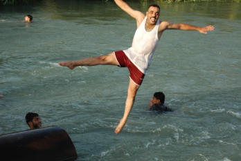 Everyone is a kid in the sweltering heat