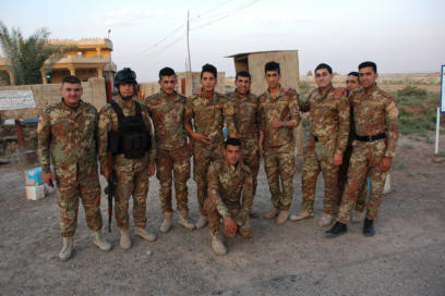 This is very close to the border with Diyala.  These are the front line defenders should another attach come from the east.